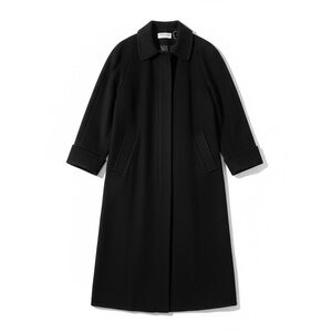 Forecaster 100% Wool Black Long Coat